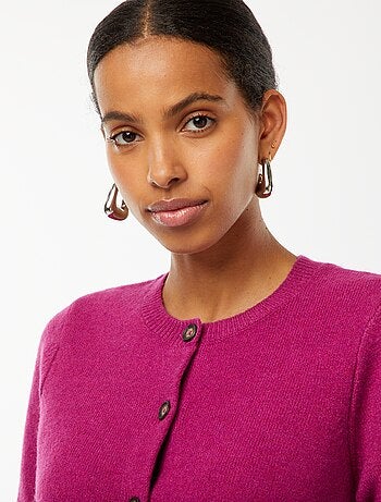Cardigan in misto lana