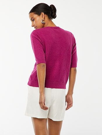 Cardigan in misto lana