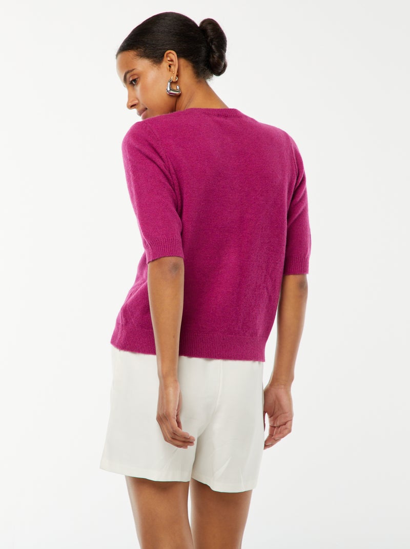 Cardigan in misto lana Viola - Kiabi