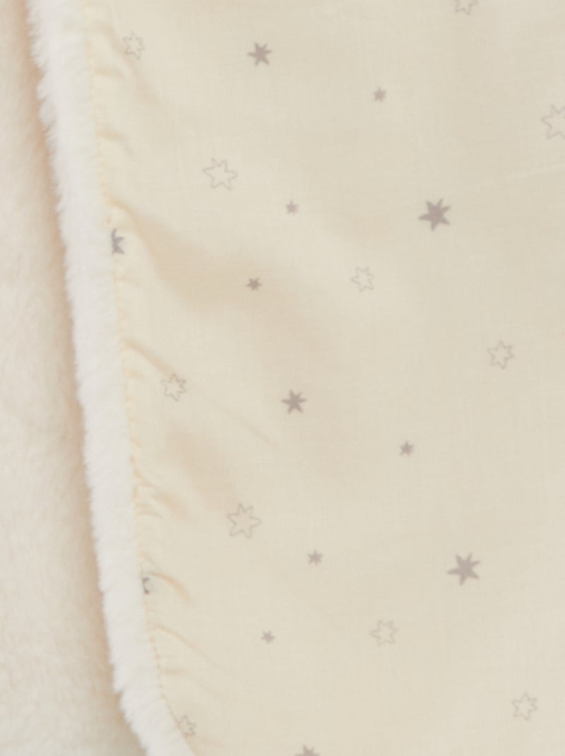 Cardigan in pelliccia ecologica senza maniche BIANCO - Kiabi