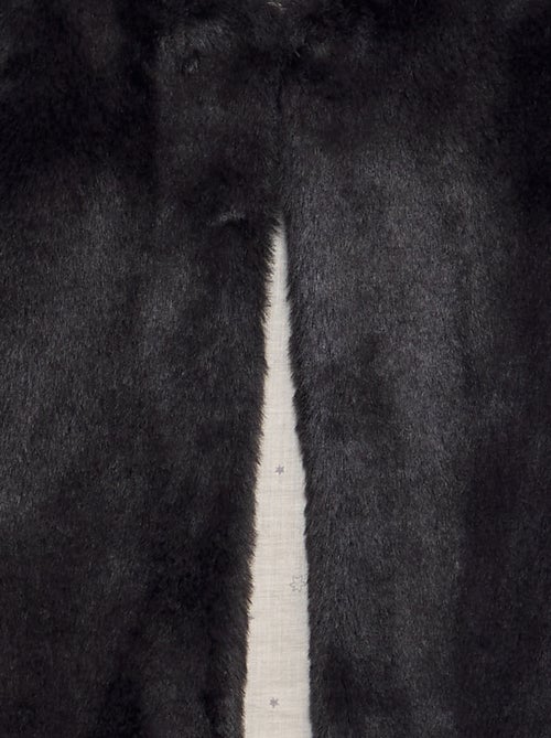 Cardigan in pelliccia ecologica senza maniche - Kiabi