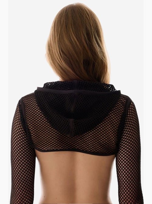 Cardigan in rete maniche lunghe penti - Kiabi