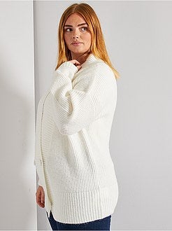 Cardigan incrociato in maglia ultra morbida - - Kiabi