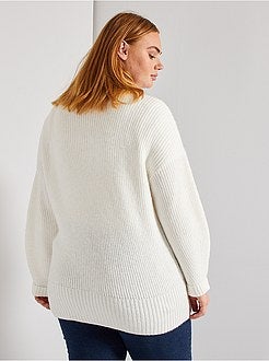 Cardigan incrociato in maglia ultra morbida - - Kiabi