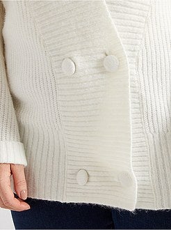 Cardigan incrociato in maglia ultra morbida - - Kiabi