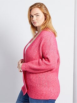 Cardigan incrociato in maglia ultra morbida - - Kiabi