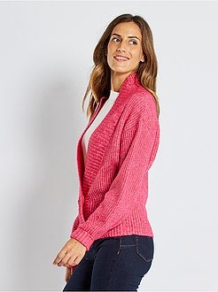 Cardigan incrociato maniche lunghe - Kiabi