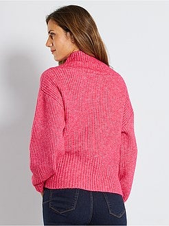 Cardigan incrociato maniche lunghe - Kiabi