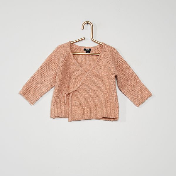 Cardigan incrociato neonata - rosa - Kiabi - 10,00€