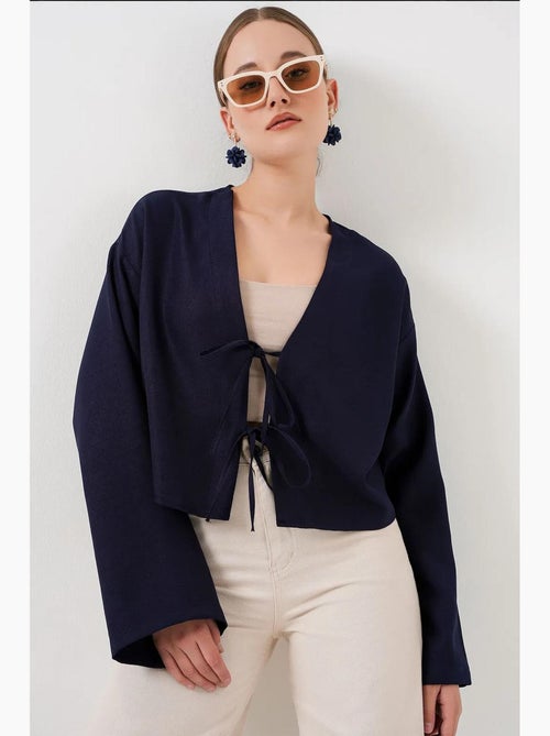 Cardigan kimono scollo a v misto viscosa bdart - Kiabi Cardigan kimono scollo a v misto viscosa bdart - Kiabi