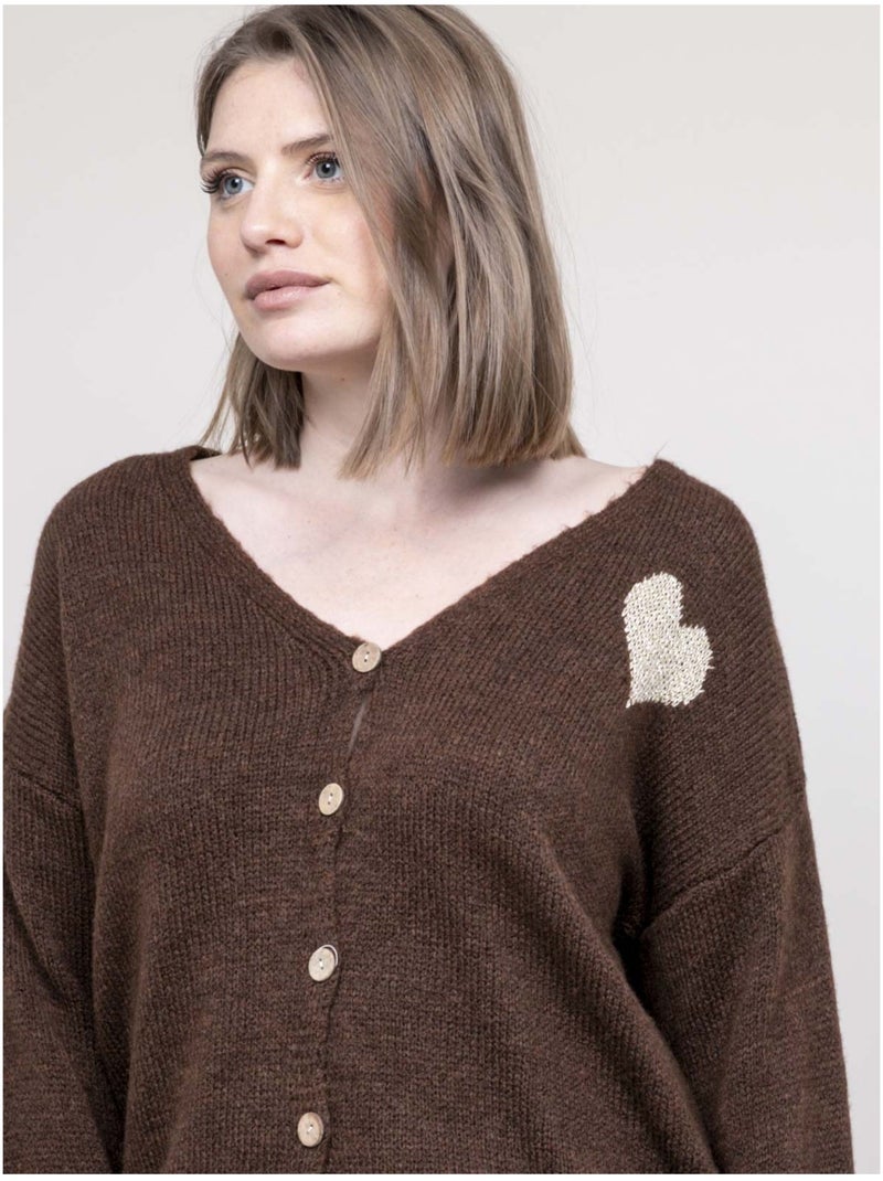 Cardigan KINERA Marrone - Kiabi