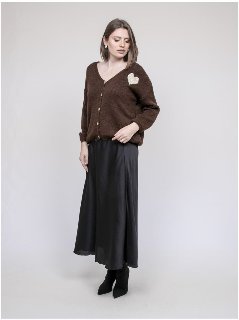 Cardigan KINERA Marrone - Kiabi