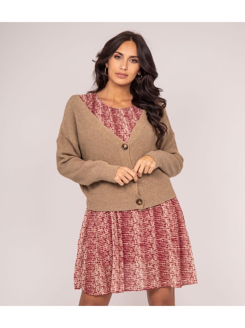 Cardigan KYLIE Beige - Kiabi