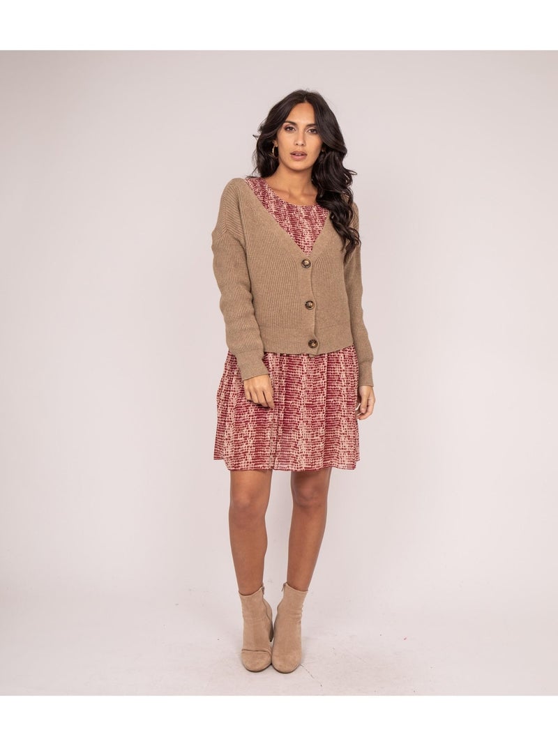 Cardigan KYLIE Beige - Kiabi