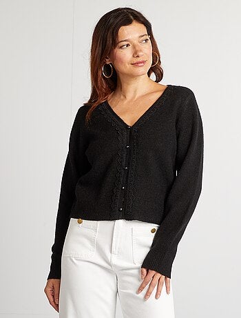 Cardigan lavorato a maglia -