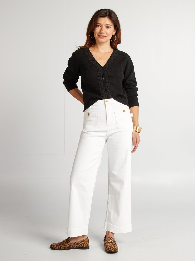 Cardigan lavorato a maglia - nero - Kiabi