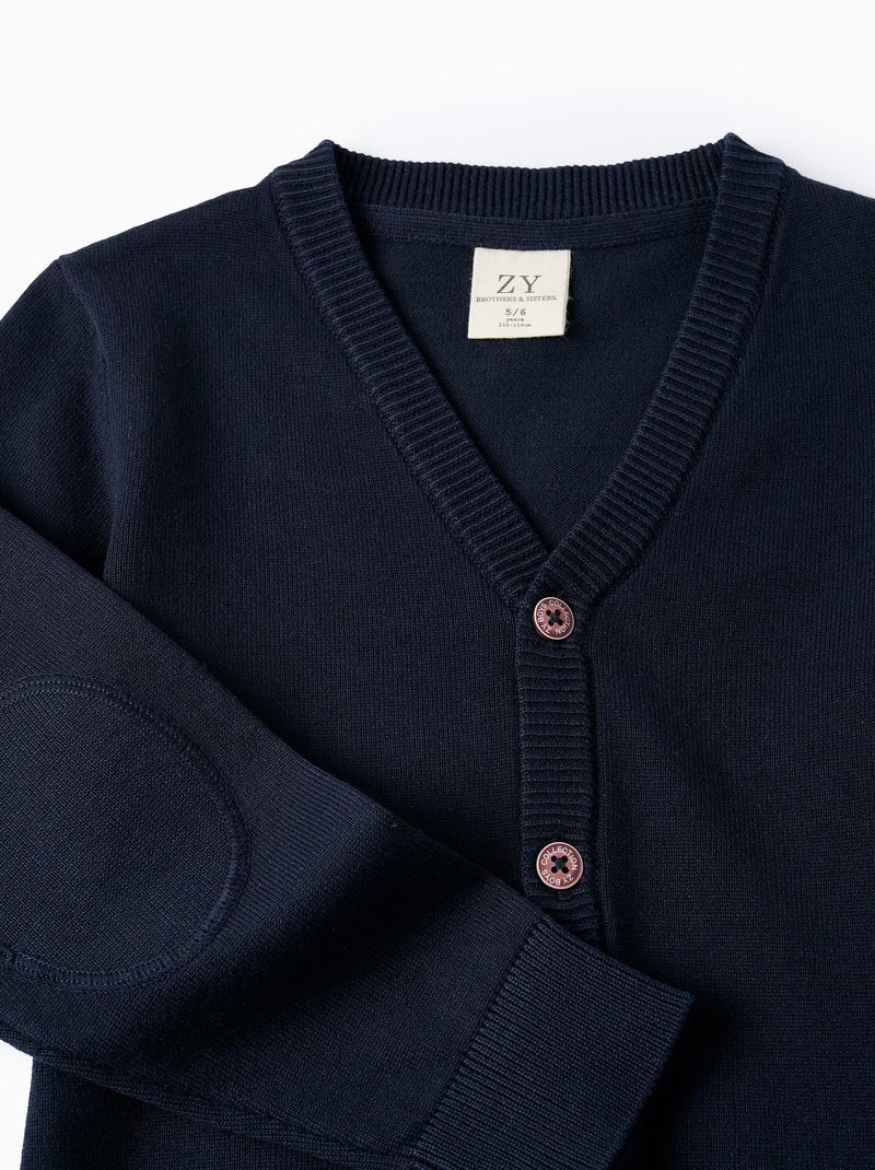 Cardigan lavorato a maglia Blu scuro - Kiabi