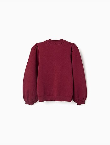 Cardigan in maglia con dettagli intrecciati