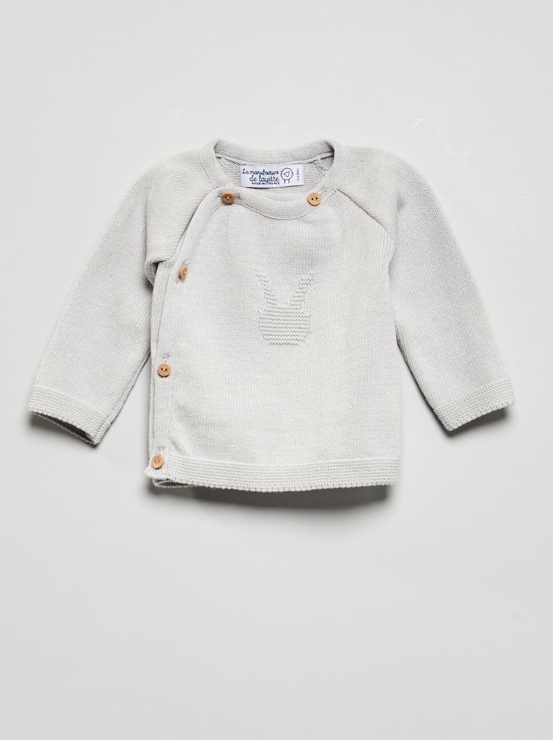 Cardigan lavorato a maglia da donna - Maglione a maniche lunghe con