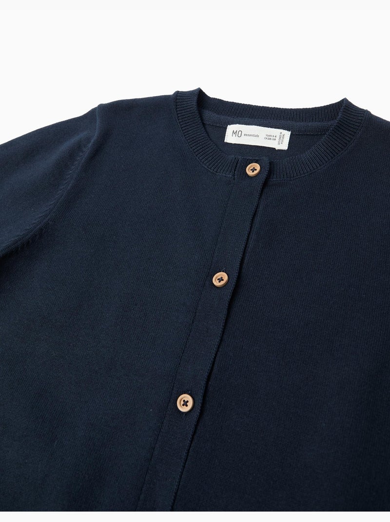 Cardigan lavorato a maglia, MO Fashion Blu - Kiabi