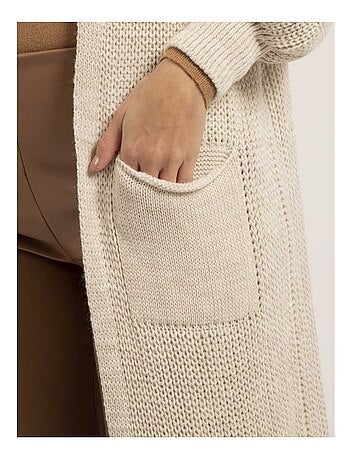 Cardigan long ouvert KORFA