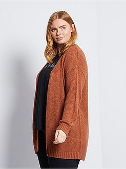 Cardigan lungo a maglia grossa - - Kiabi