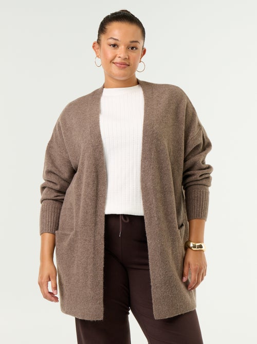Cardigan lungo aperto - Kiabi Cardigan lungo aperto - Kiabi
