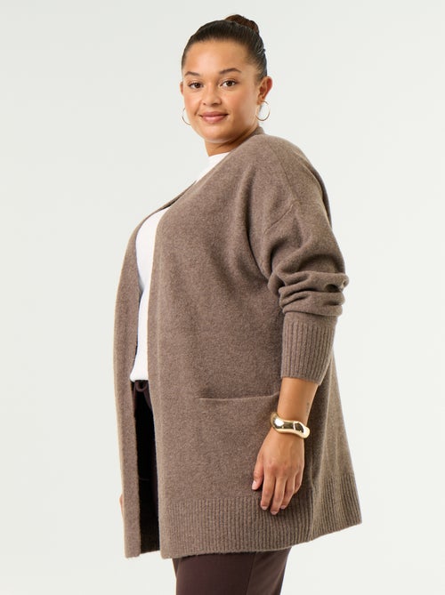Cardigan lungo aperto - Kiabi Cardigan lungo aperto - Kiabi