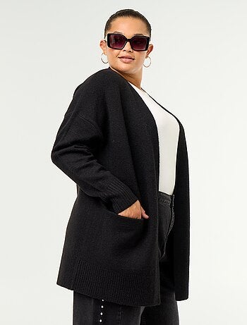 Cardigan lungo aperto