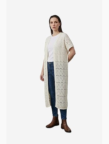 Cardigan lungo in jacquard testurizzato my fashion