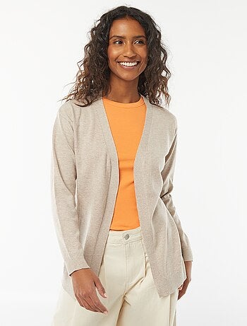 Cardigan lungo in maglia leggera