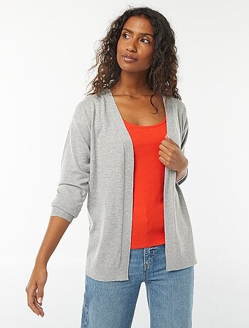 Cardigan lungo in maglia leggera