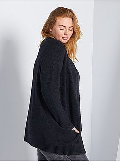 Cardigan lungo in maglia morbida e calda - Kiabi