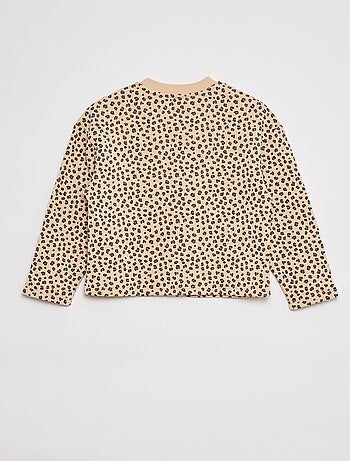 Cardigan maniche lunghe apertura con bottoni a pressione