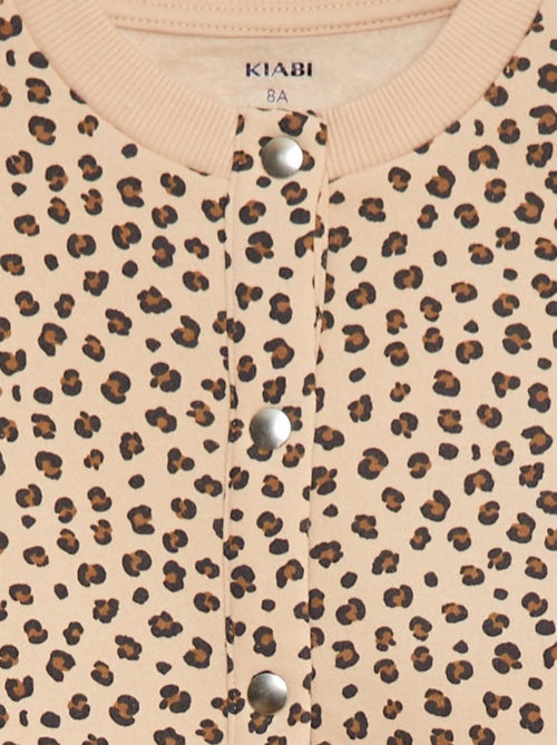 Cardigan maniche lunghe apertura con bottoni a pressione - Kiabi