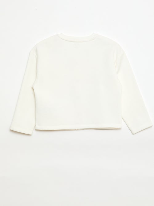 Cardigan maniche lunghe apertura con bottoni a pressione - Kiabi