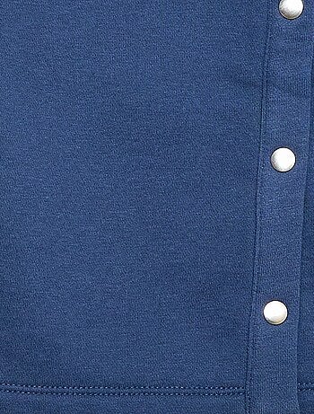 Cardigan maniche lunghe apertura con bottoni a pressione