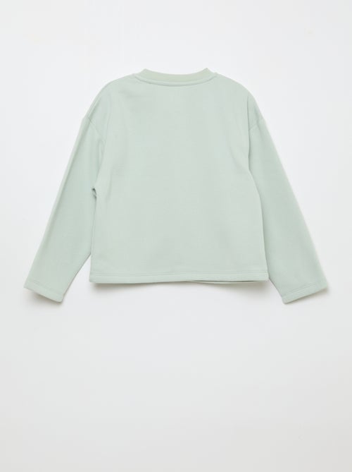 Cardigan maniche lunghe apertura con bottoni a pressione - Kiabi