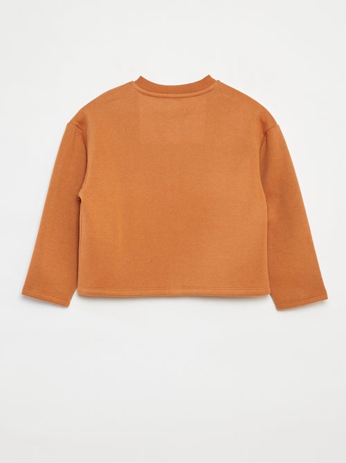 Cardigan maniche lunghe apertura con bottoni a pressione - Kiabi