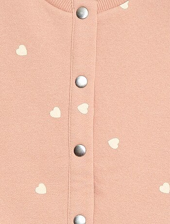 Cardigan maniche lunghe apertura con bottoni a pressione