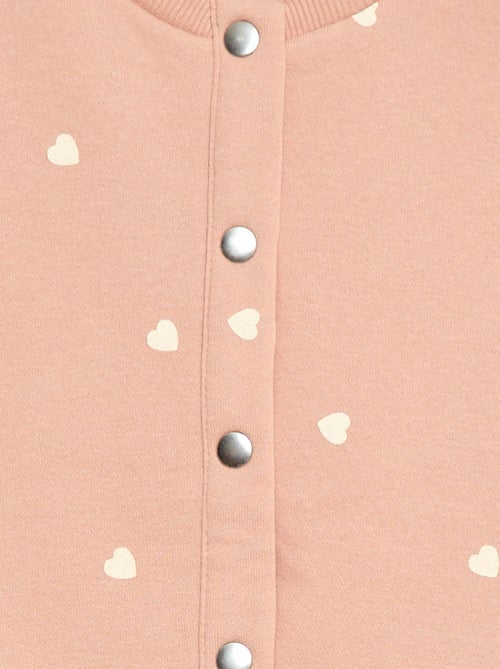 Cardigan maniche lunghe apertura con bottoni a pressione - Kiabi