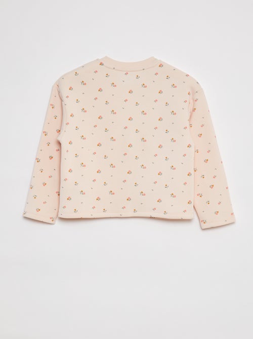 Cardigan maniche lunghe apertura con bottoni a pressione - Kiabi