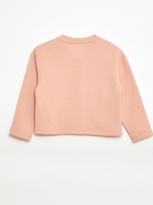 Cardigan maniche lunghe apertura con bottoni a pressione - Kiabi