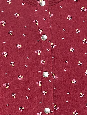 Cardigan maniche lunghe apertura con bottoni a pressione