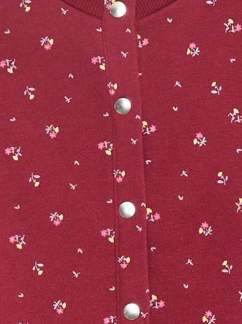 Cardigan maniche lunghe apertura con bottoni a pressione - Kiabi