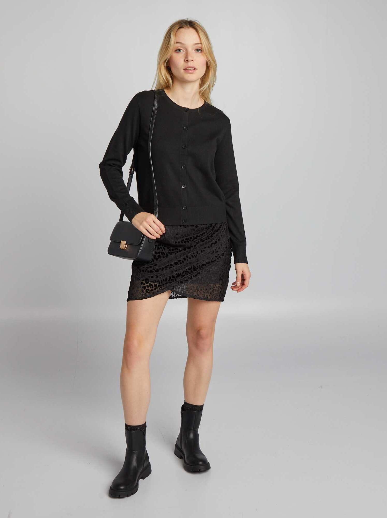 Koton Cardigan Donna In Cotone, Maniche Lunghe, Bottoni, Colore Ecru, Taglia M