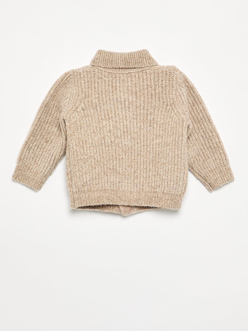 Cardigan 'Mickey' 'Disney' con ricami Beige - Kiabi