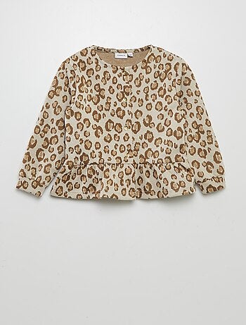 Cardigan 'Name it' leopardato