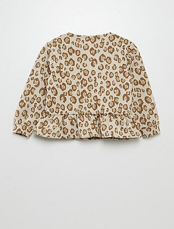 Cardigan 'Name it' leopardato