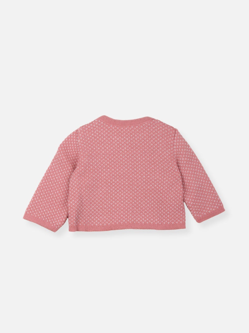 Cardigan neonato hirondelle Rosa - Kiabi